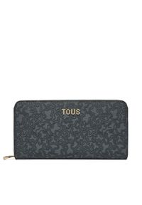 Tous - TOUS Portfel Kaos Mini Lines 2002183447 Szary. Kolor: szary. Materiał: skóra #1