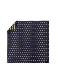 Modini - Granatowa poszetka w ważki E250. Kolor: niebieski #1