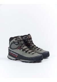 LA SPORTIVA - Buty trekkingowe męskie La Sportiva TX5 GTX. Wysokość cholewki: za kostkę. Kolor: szary. Materiał: zamsz, syntetyk, materiał. Szerokość cholewki: normalna. Sport: turystyka piesza