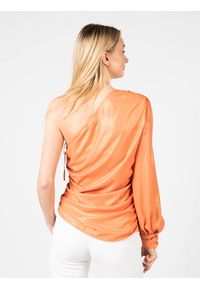 Pinko Bluzka "Birillo" | 100719 A0EZ | Kobieta | Pomarańczowy. Kolor: pomarańczowy. Materiał: poliester. Długość rękawa: długi rękaw. Długość: długie. Styl: vintage, klasyczny, elegancki #5
