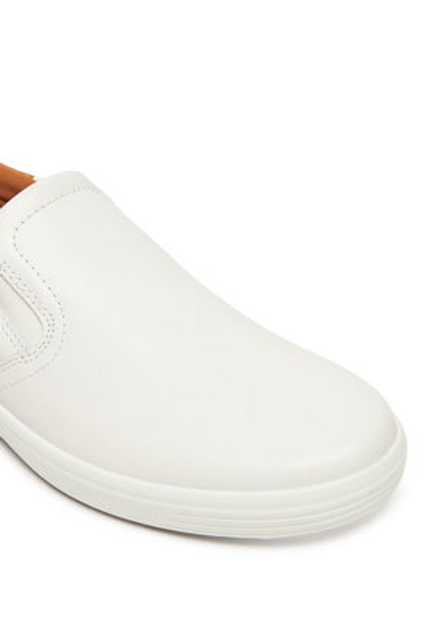 ecco - ECCO Sneakersy Soft 7 M 47083450104 Biały. Kolor: biały. Materiał: skóra