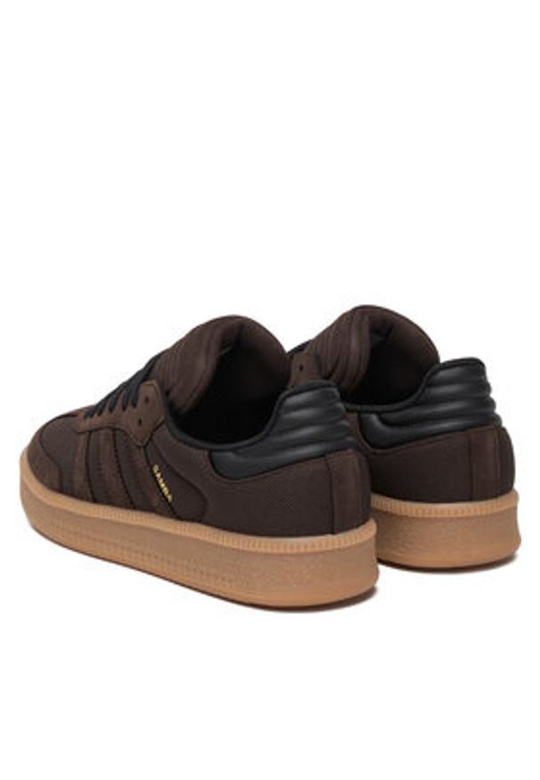 Adidas - adidas Sneakersy Samba Xlg IH4346 Brązowy. Kolor: brązowy. Materiał: materiał
