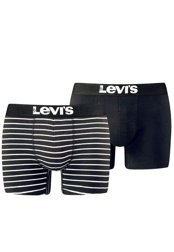 Levi's® Komplet 2 par bokserek 905011001 Czarny. Kolor: czarny. Materiał: bawełna