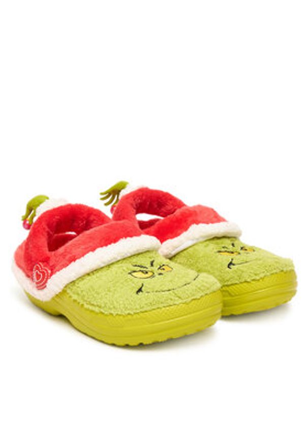 Crocs Klapki Classic Lined Clog 211688 Zielony. Kolor: zielony