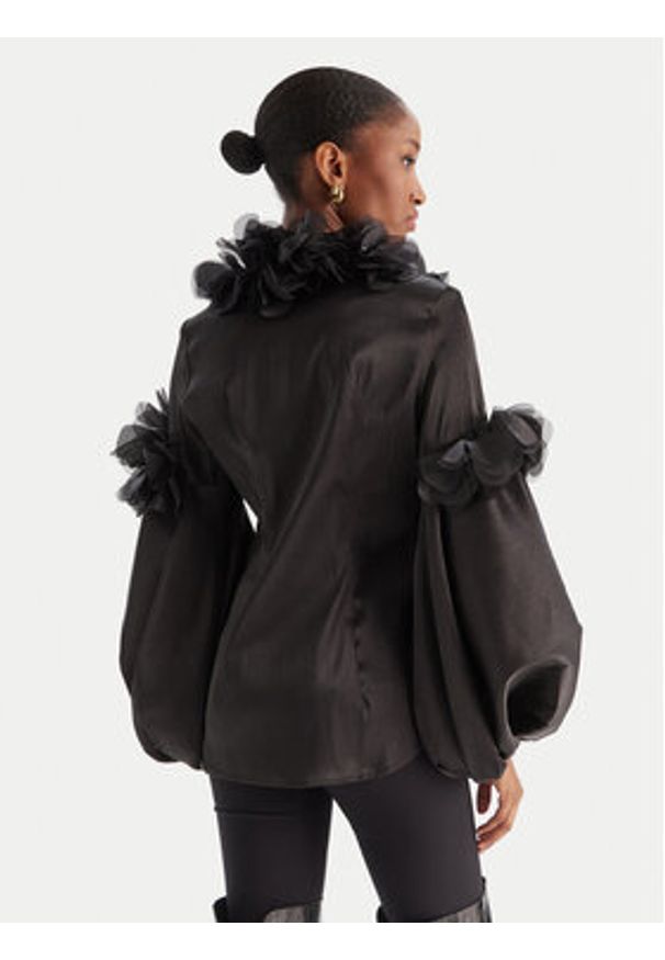 Babylon Bluzka S00303 Czarny Regular Fit. Kolor: czarny. Materiał: syntetyk