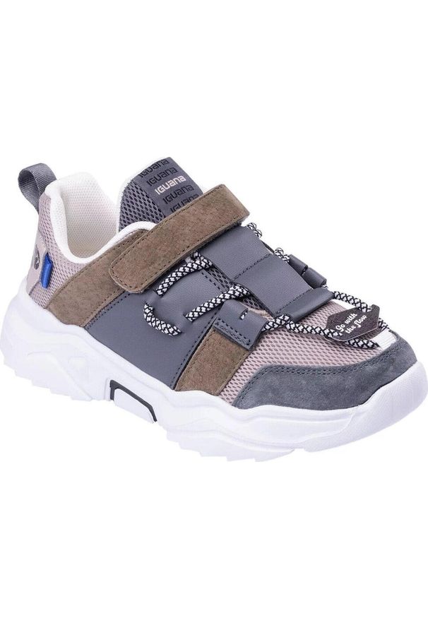 Buty sportowe chłopięce Iguana Brio. Kolor: brązowy