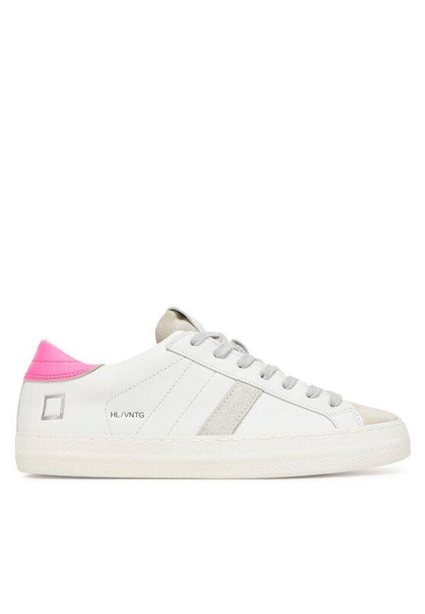 D.A.T.E. Sneakersy Hill Low W421-HL-VC Biały. Kolor: biały. Materiał: skóra
