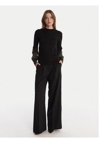 Artigli Sweter ACMA002879 Czarny Regular Fit. Kolor: czarny. Materiał: wiskoza