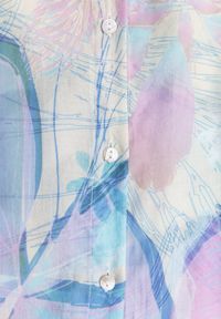 Renee - Niebieska Nietoperzowa Koszula z Bawełną o Fasonie Oversize Celista. Okazja: na co dzień. Kolor: niebieski. Materiał: bawełna. Styl: casual, elegancki #2