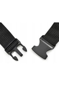 Męska Saszetka na Biodro (Nerka) - Pako Jeans - Czarna. Kolor: czarny. Materiał: poliester #9