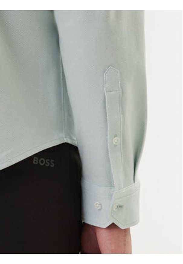 BOSS Koszula ST Motion 50555946 Turkusowy Regular Fit. Kolor: turkusowy. Materiał: bawełna