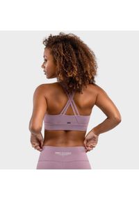 Kobieta Fitness Stanik sportowy Balance Mauve SIROKO Wrzosowy Fiolet. Kolor: fioletowy. Materiał: nylon, elastan. Sport: fitness