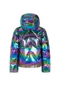 Protest - Kurtka narciarska/snowboardowa z kapturem zapinana na zamek Junior PROTEST. Typ kołnierza: kaptur. Kolor: fioletowy, wielokolorowy, czarny. Sezon: zima. Sport: narciarstwo, snowboard #2