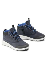 Geox Sneakersy J Aeranter B.Abx A J04CYA 0CL11 C4226 D Granatowy. Kolor: niebieski. Materiał: nubuk, skóra #6
