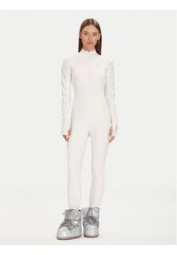 Guess Kombinezon W5BD1P K7182 Écru Slim Fit. Materiał: syntetyk