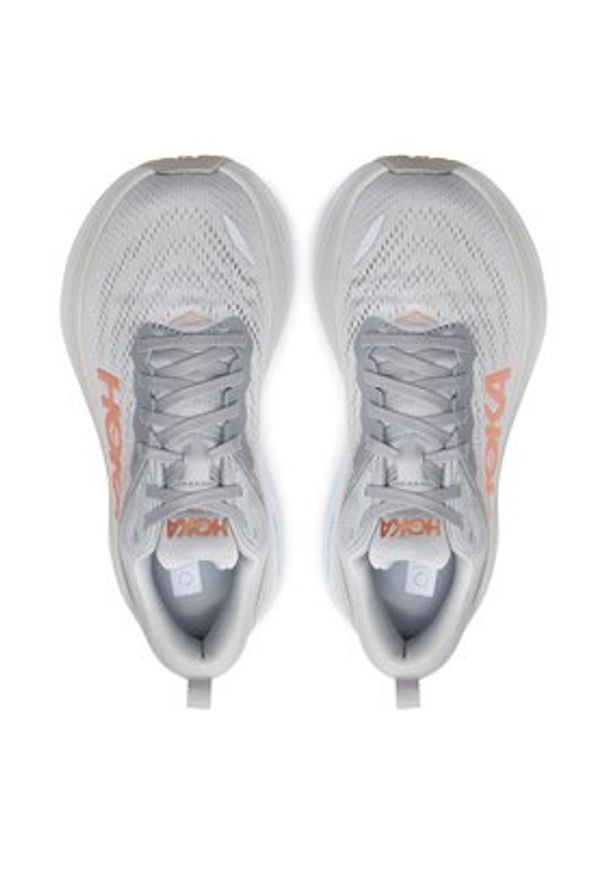 HOKA - Hoka Buty do biegania Bondi 8 1127952 Szary. Kolor: szary. Materiał: materiał