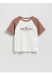 Reserved - T-shirt z napisem - wielobarwny. Materiał: bawełna. Wzór: napisy