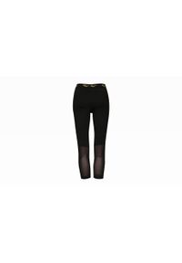 EVERLAST - Legginsy damskie Everlast Leonard 7/8. Kolor: czarny, żółty, wielokolorowy. Sport: fitness, joga i pilates