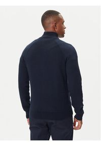 BOSS Kardigan H-Idino 50543150 Granatowy Regular Fit. Kolor: niebieski. Materiał: bawełna
