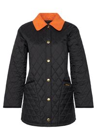 Barbour Kurtka przejściowa Liddesdale LQU1852BK12 Czarny Regular Fit. Kolor: czarny. Materiał: syntetyk