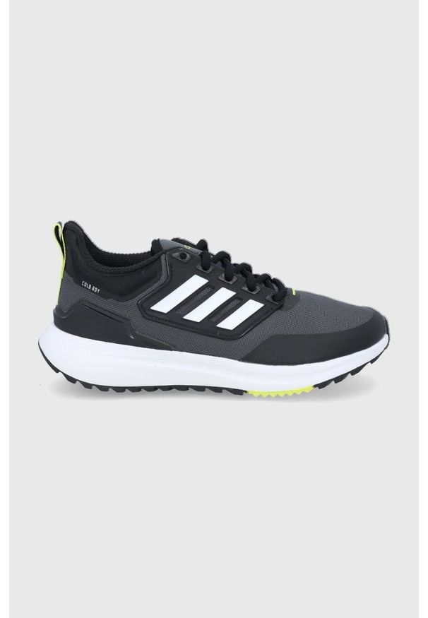 Adidas - adidas Buty kolor czarny. Nosek buta: okrągły. Zapięcie: sznurówki. Kolor: czarny. Sport: fitness, bieganie