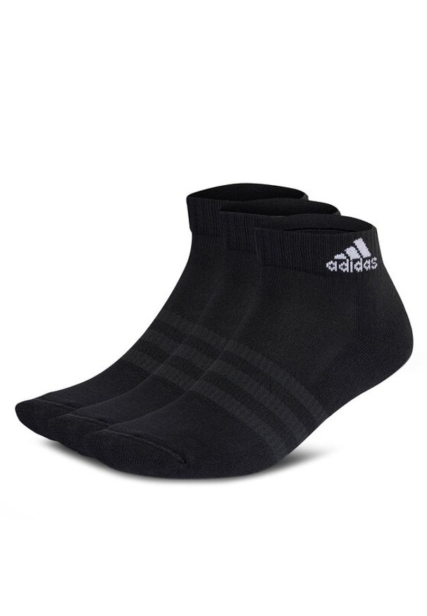 Adidas - adidas Skarpety Niskie Unisex Cushioned Sportswear Ankle Socks 3 Pairs IC1277 Czarny. Kolor: czarny