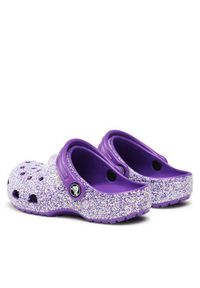 Crocs Klapki Crocs Classic Glitter Clog K 206993 Fioletowy. Kolor: fioletowy #7