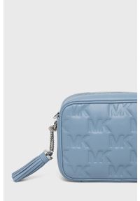 MICHAEL Michael Kors torebka. Kolor: niebieski. Dodatki: z frędzlami. Rodzaj torebki: na ramię