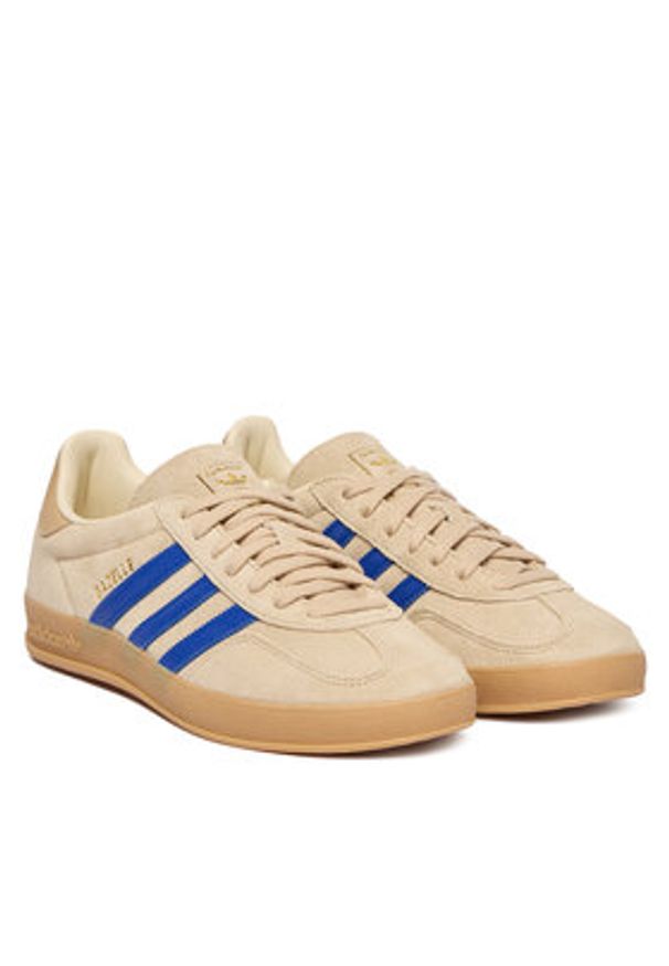 Adidas - adidas Sneakersy Gazelle Indoor IH9660 Beżowy. Kolor: beżowy. Materiał: skóra, zamsz. Model: Adidas Gazelle
