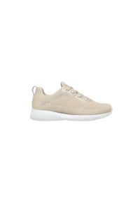 skechers - Buty damskie SKECHERS Bobs Sport Squad Tough Talk. Kolor: beżowy. Model: Skechers Sport