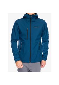 Kurtka softshell męska Hannah Briston. Kolor: zielony. Materiał: softshell. Sport: turystyka piesza
