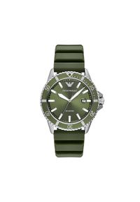 Emporio Armani Zegarek World Explorer AR11638 Zielony. Kolor: zielony