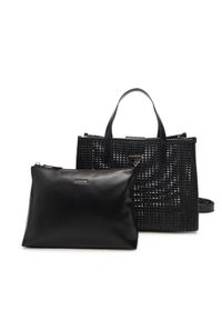 Guess Torebka Brigitta HWWZ72 06230 Czarny. Kolor: czarny. Materiał: skórzane