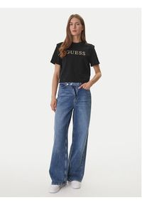 Guess T-Shirt W6GI06 K3018 Czarny Relaxed Fit. Kolor: czarny. Materiał: bawełna #5