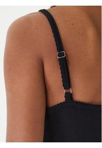 Guess Jeans Top W6GPB5 KG372 Czarny Regular Fit. Kolor: czarny. Materiał: syntetyk #3