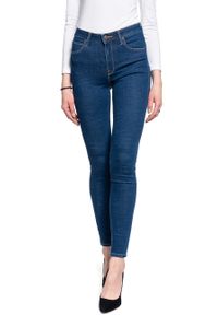 Lee - DAMSKIE SPODNIE JEANSOWE LEE Scarlett High DARK MONO L626PQXM 112114316