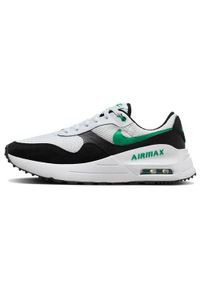 Buty do chodzenia męskie Nike Air Max Systm. Kolor: biały, wielokolorowy. Materiał: materiał, syntetyk. Szerokość cholewki: normalna. Model: Nike Air Max. Sport: turystyka piesza
