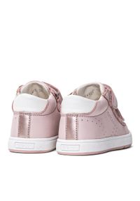 Geox - Sneakersy dziecięce różowe GEOX B Biglia Girl. Kolor: różowy. Materiał: materiał, syntetyk, skóra, guma. Wzór: motyw z bajki, aplikacja. Sport: turystyka piesza #3