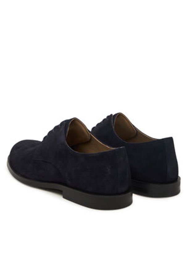 Calvin Klein Półbuty Ess Rubber Derby Su HM0HM01928 Czarny. Kolor: czarny. Materiał: skóra, zamsz