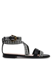 Coccinelle Sandały E4 SVR 18 03 01 Czarny. Kolor: czarny. Materiał: materiał #1