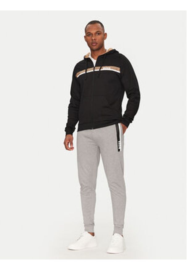 BOSS Spodnie dresowe Authentic 50540654 Szary Regular Fit. Kolor: szary. Materiał: bawełna