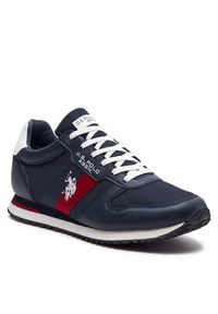 U.S. Polo Assn. Sneakersy Xirio007 XIRIO007M/4TY1 Granatowy. Kolor: niebieski. Materiał: skóra