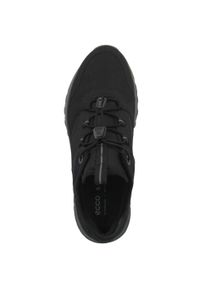 ecco - Buty do chodzenia damskie Ecco Sneaker Exostride W Low Gtx Tex. Kolor: czarny. Materiał: materiał. Szerokość cholewki: normalna. Sport: turystyka piesza