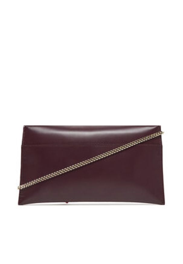 Patrizia Pepe Torebka CB5460 L011 Bordowy. Kolor: czerwony. Materiał: skórzane