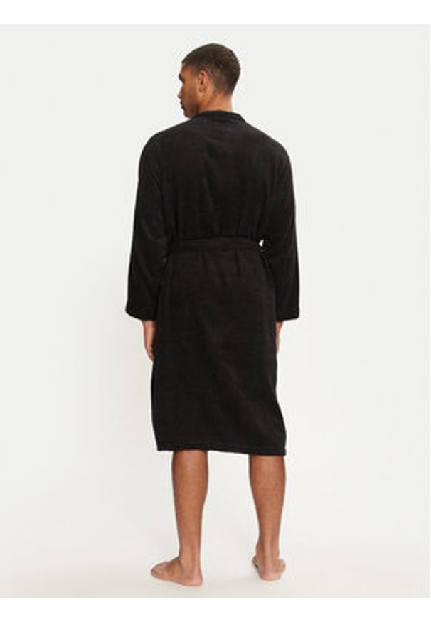 Jack & Jones - Jack&Jones Szlafrok 12243624 Czarny. Kolor: czarny. Materiał: bawełna
