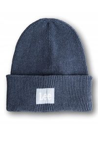 Lee - LEE BEANIE MĘSKA CZAPKA ZIMOWA LOGO PARRY BLUE LP514766. Sezon: zima #3