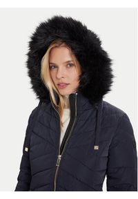 Morgan Płaszcz zimowy 252-GCLEA Granatowy Slim Fit. Kolor: niebieski. Materiał: syntetyk. Sezon: zima #4