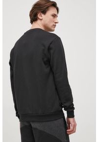 adidas Originals - Adidas Originals bluza bawełniana męska kolor czarny z aplikacją. Kolor: czarny. Materiał: bawełna. Wzór: aplikacja