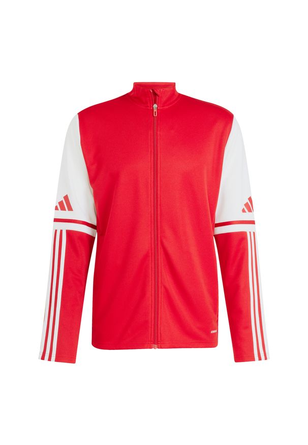 Adidas - Kurtka z dresu adidas Squadra25. Kolor: czerwony, biały, wielokolorowy. Materiał: dresówka