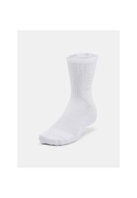 Skarpety Under Armour 3-Maker Mid Crew 3 pary. Kolor: biały. Sport: fitness